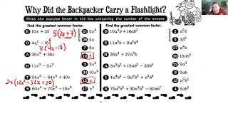 Why Did the Backpacker Carry a Flashlight